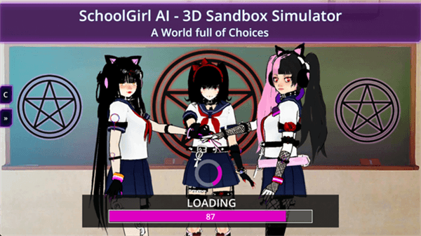 少女学园AI模拟器国外版宣传图