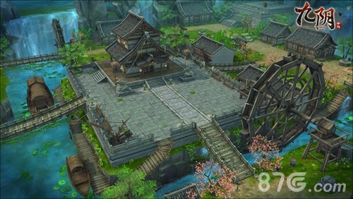 九阴手游丐世无双场景原画