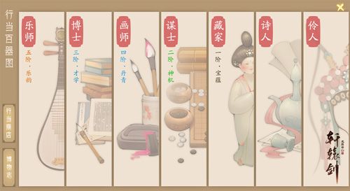 游戏截图:行当