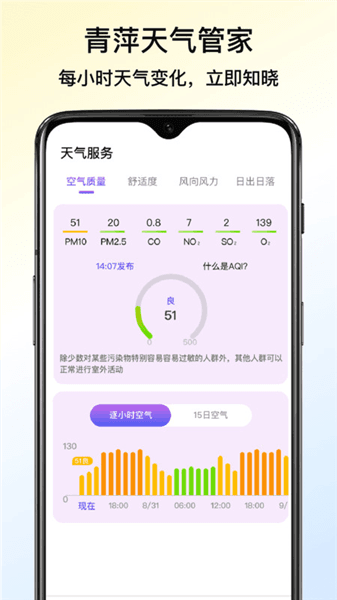 青萍天气管家app宣传图