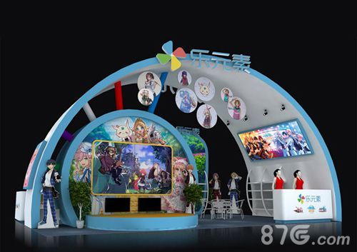 乐元素展台设计图