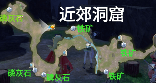 《玛娜希斯回响》近郊洞窟采集点一览 玛娜希斯回响近郊洞窟全采集点位置一览1