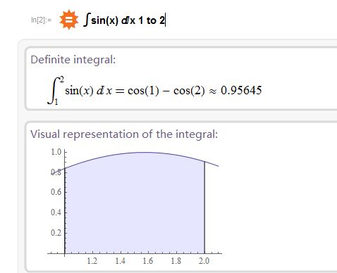 WolframAlpha怎么算定积分配图1