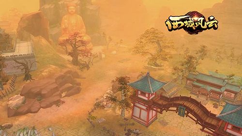 敦煌城内建筑