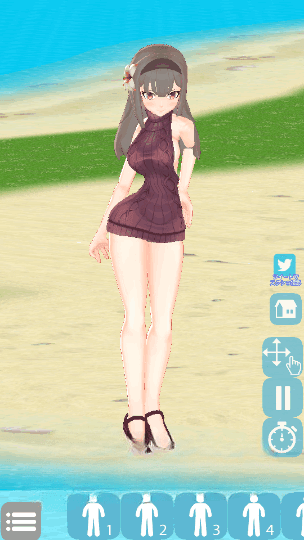 3D少女Yuna游戏宣传图