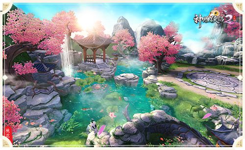 桃花岛风光