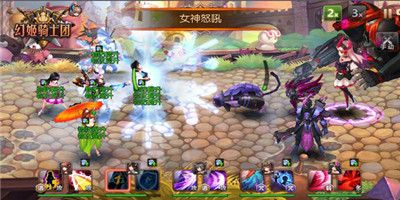 幻姬骑士团:药药战斗画面