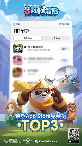 《梦工场大冒险》iOS火爆开测,荣登App Store免费榜TOP3 《梦工场大冒险》iOS火爆开测,荣登App Store免费榜TOP3