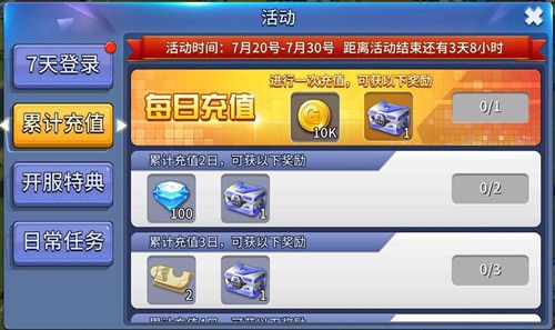 完美城市累计充值
