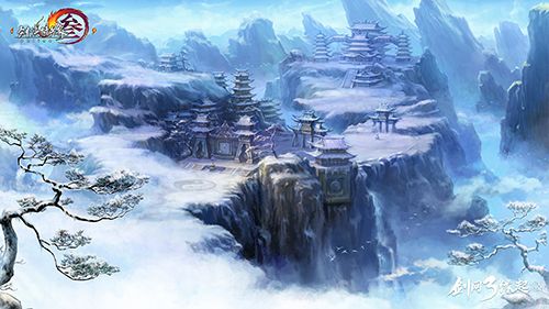 纯阳场景原画-华山纯阳宫