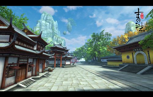 渝州城地图广大,场景唯美