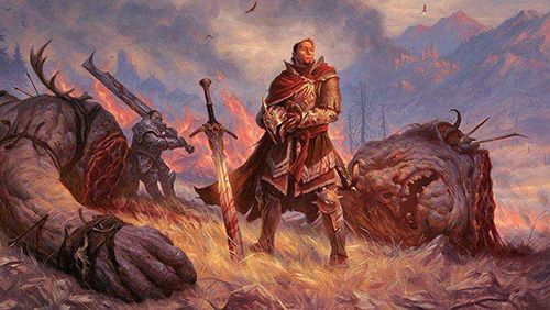 【这是典型的英雄形象,勇猛无双的战力】