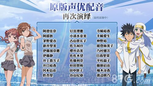 《魔法禁书目录》部分声优阵容