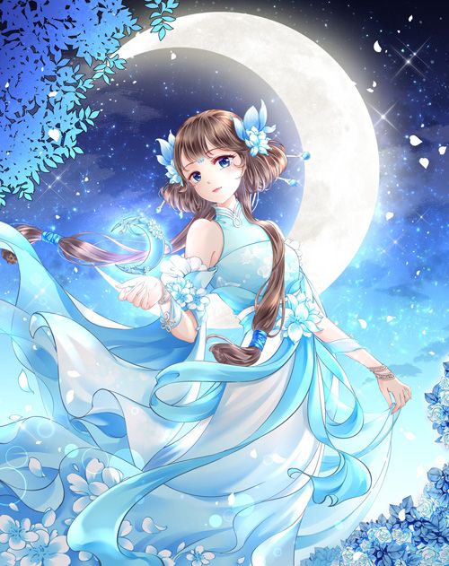 铸剑师作品《月光下的灵素庄》 @绚莹丶