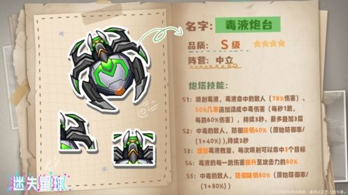 迷失星球炮塔图鉴一览2