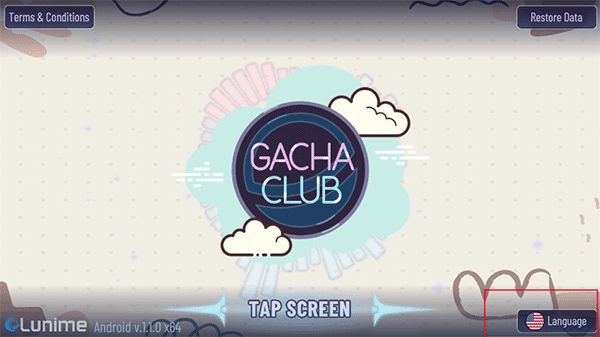Gacha Cute怎么切换中文配图1