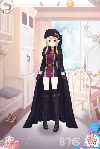 花语花园凛冬未至连衣裙展示
