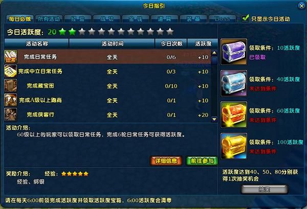 活跃度攻略配图1
