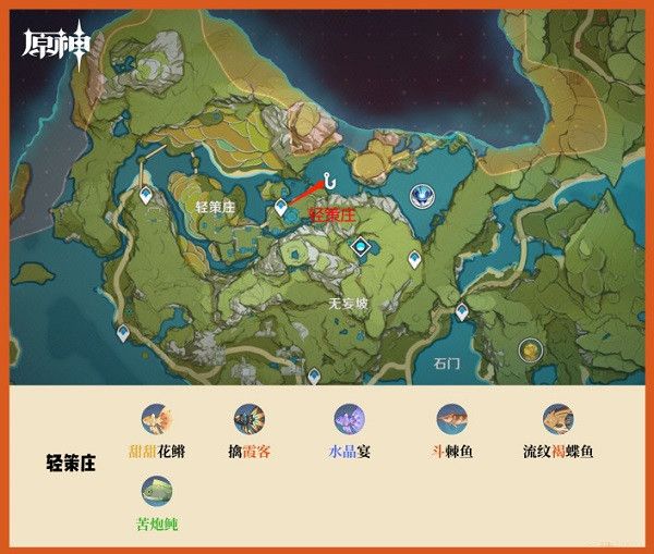 钓鱼点攻略配图7