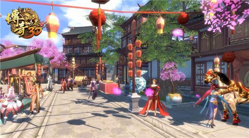 中州热闹街景图