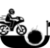 画线摩托车