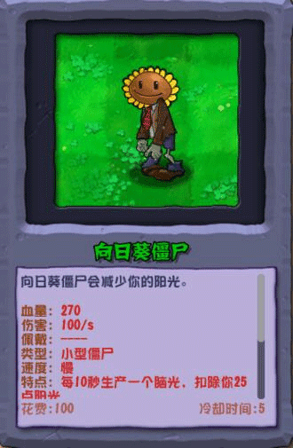 僵尸植物/僵尸图鉴配图9