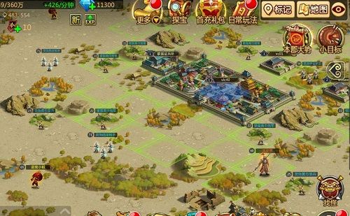 图2 《胡莱三国2》全新地图“中原战场”