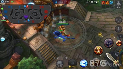 梦三国小地图放大后,点击地图自由发送信号