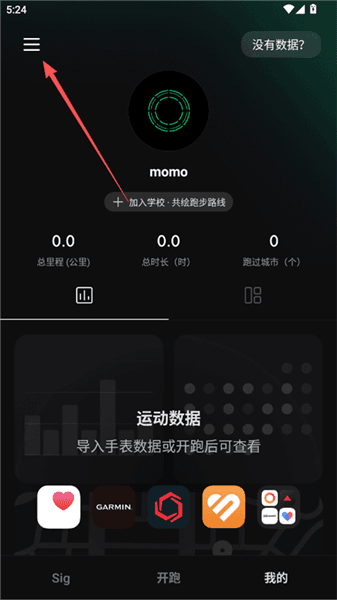 Sigma跑步怎么导入数据配图1