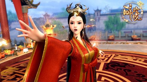 《醉玲珑》手游CG画面 卿尘满脸情急