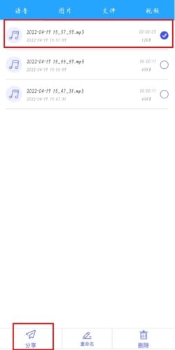 微痕迹app怎么转发语音图片2