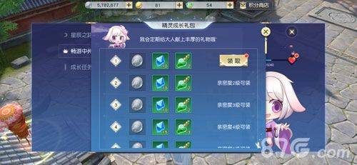 提升好感度,领取丰厚赠礼