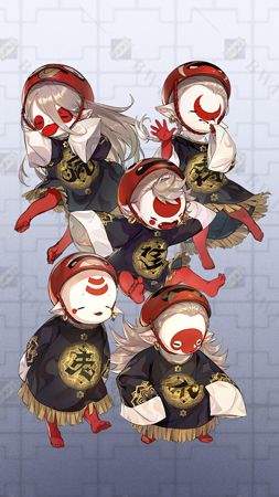 山海镜花鬼面童子阵容