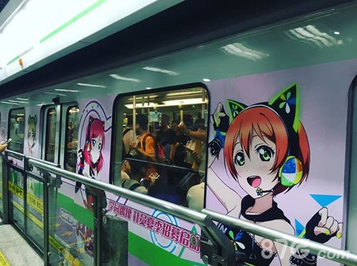 LoveLive! 学园偶像祭现身地铁站
