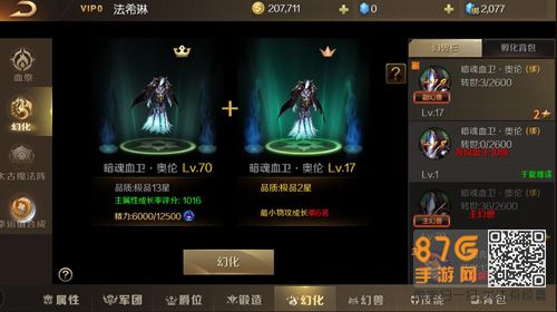 魔域手游幻兽怎么进化