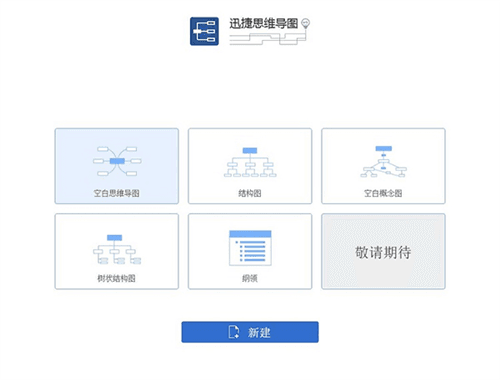 迅捷思维导图怎么使用1