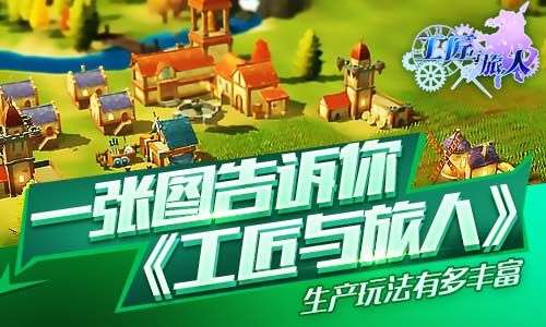【一张图说明游戏的生产玩法内容丰富】