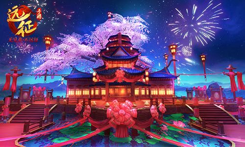烟花烂漫 人比花娇