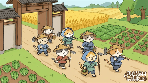 我在猫村搞事业宣传图